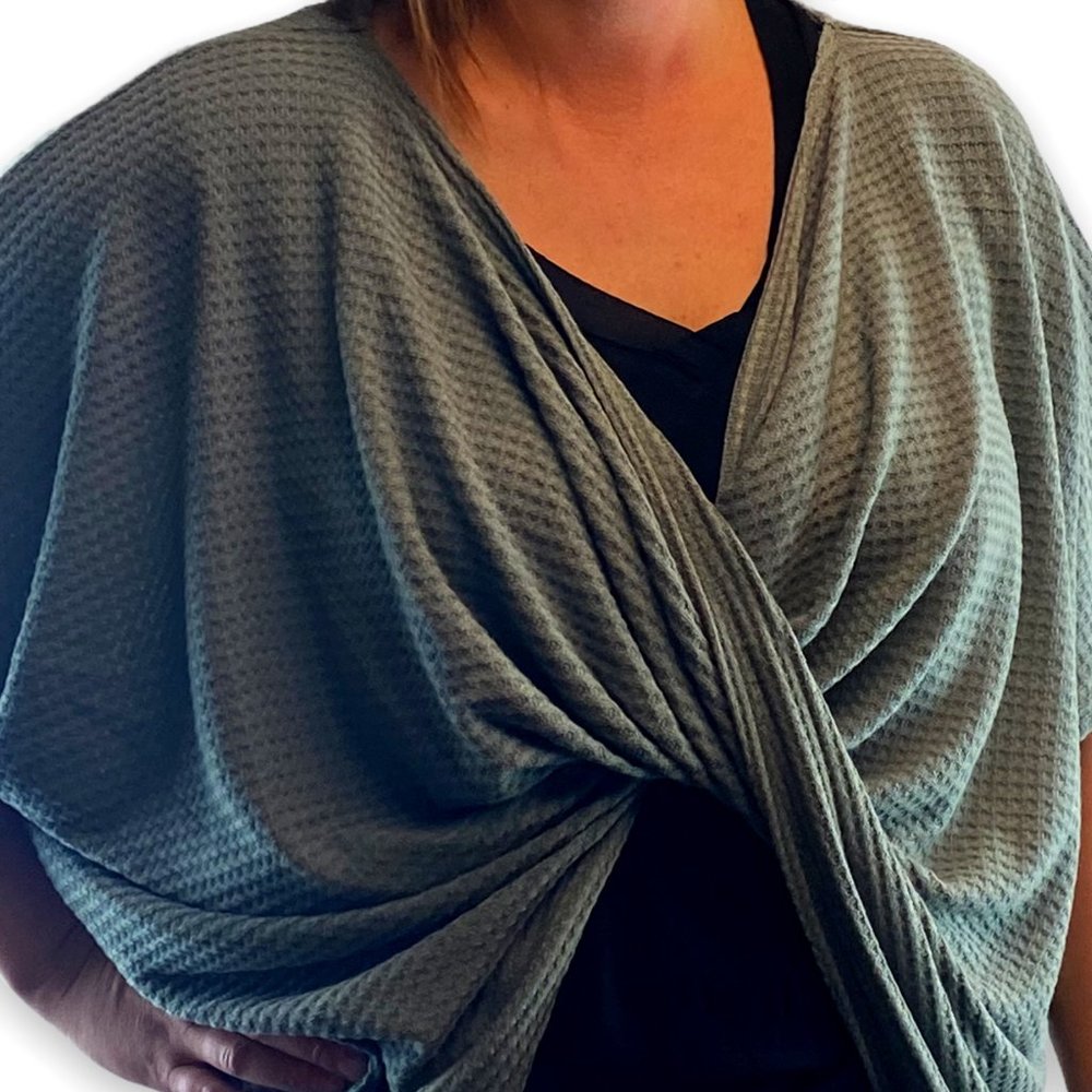 Waffle Wrap Cardigan